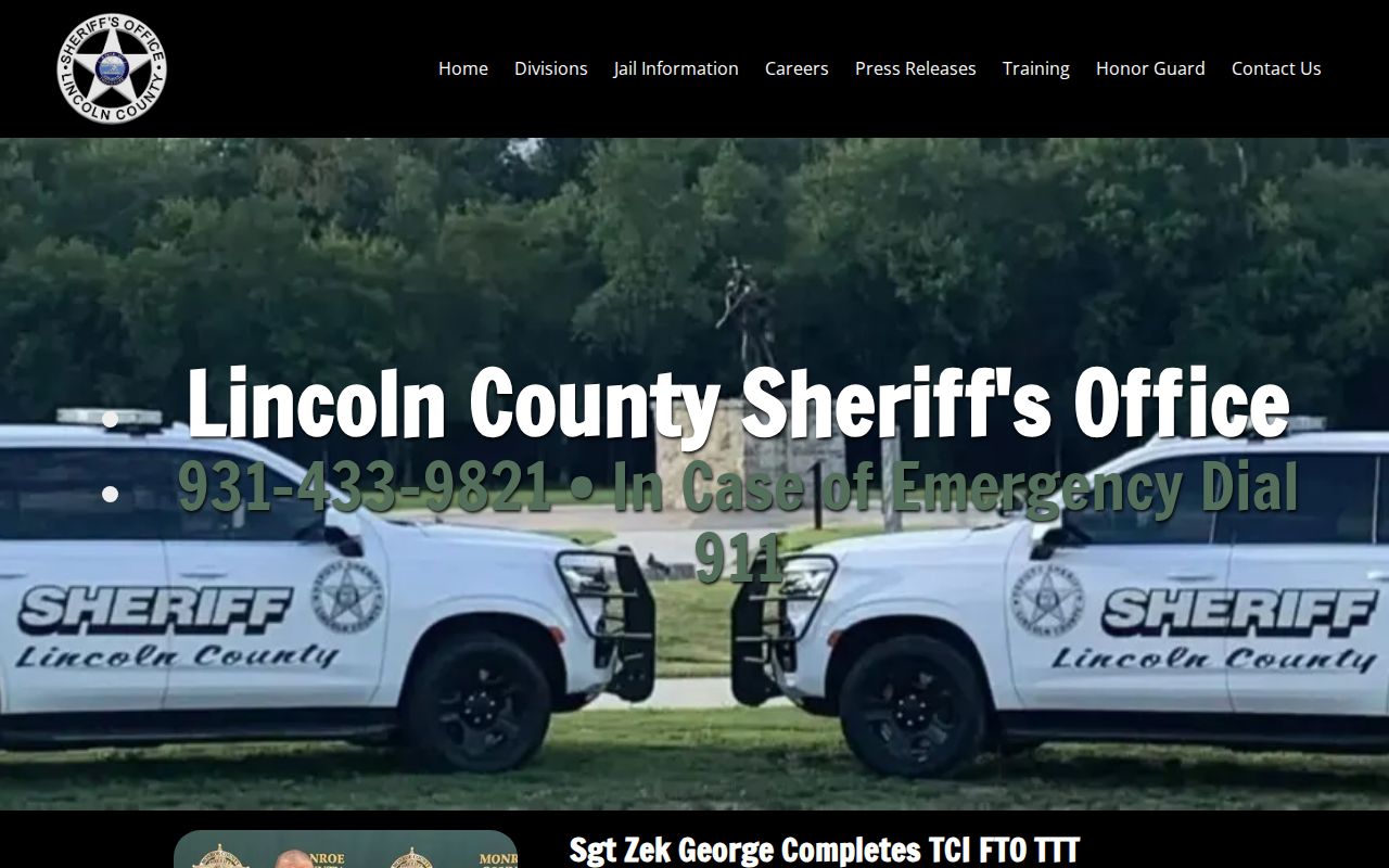 Lincoln County Sheriff press releases used for multi-day arrest reporting